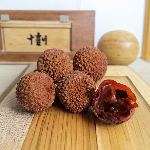 大唐荔乡高州山区老树桂味品种荔枝干新货核小香甜美味500克 - 图0