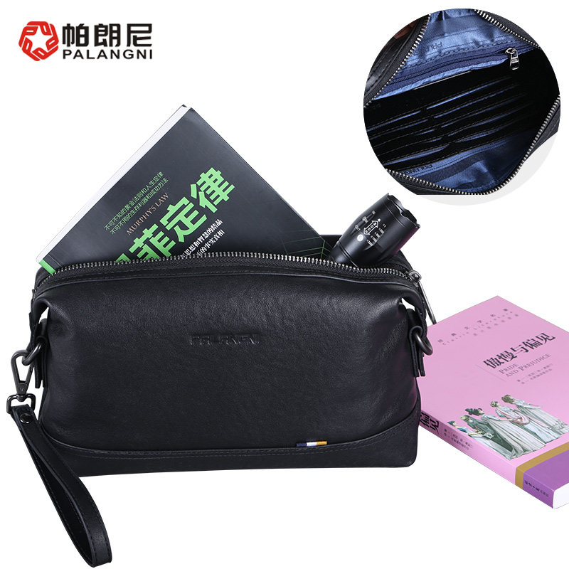 帕朗尼手拿包男士单肩斜挎潮男包 帕朗尼箱包男士包袋