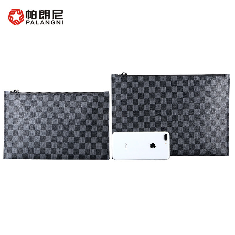 2020新款男士真皮薄款手拿包手拎包 帕朗尼箱包男士包袋