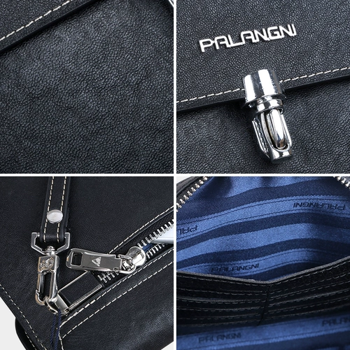 帕朗尼 Кожаная маленькая сумка клатч, из натуральной кожи, воловья кожа