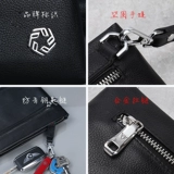 Сумка с петлей на руку, кожаная маленькая сумка клатч, из натуральной кожи