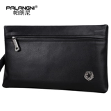 Сумка с петлей на руку, кожаная маленькая сумка клатч, из натуральной кожи