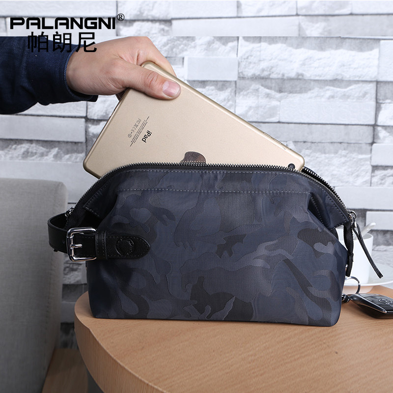 顺丰包邮男2019新款休闲帆布 帕朗尼箱包男士包袋