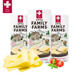 瑞慕瑞士原装进口大孔奶酪片3袋