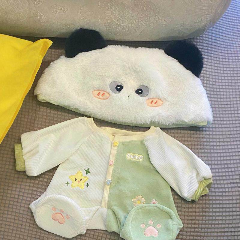 40cm棉花娃娃娃衣坐姿款公仔玩具衣服便宜40厘米替换装爬爬服套装,淘宝优惠券,粉丝福利购,淘宝优惠卷