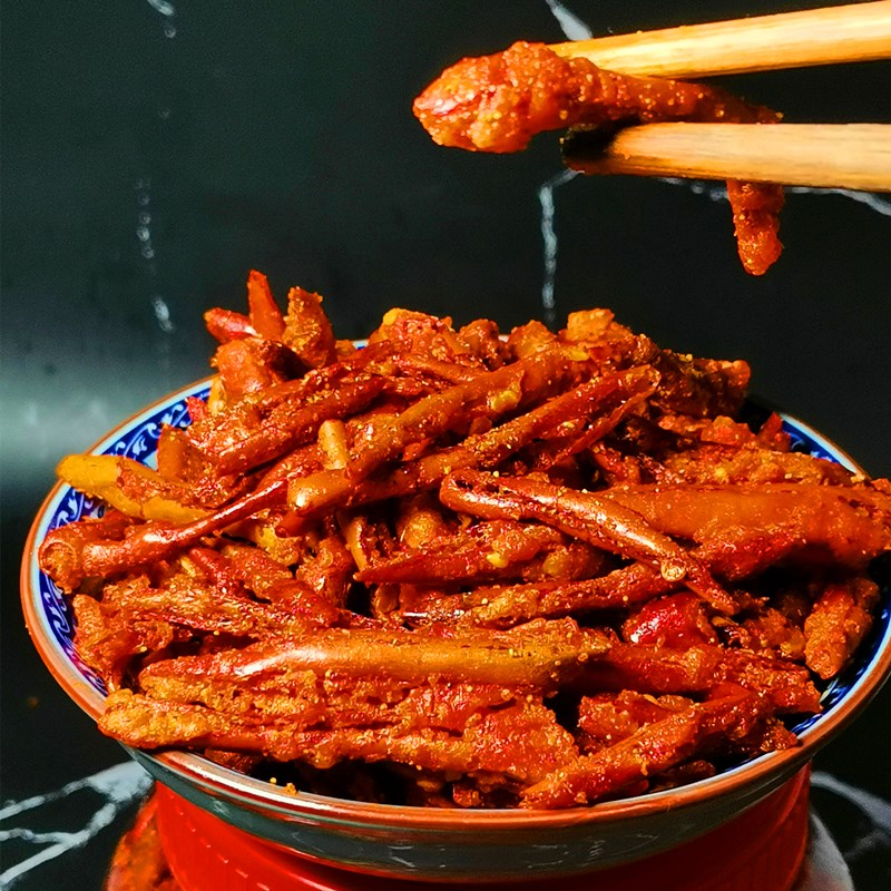 贵州香酥辣椒炸辣椒干贵定香辣酥麻辣香辣脆麻辣零食香脆椒250g*2 - 图2