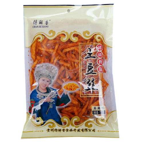 买5送1 贵州特产 香辣麻辣土豆片洋芋片薯片零食小吃 包邮 - 图1
