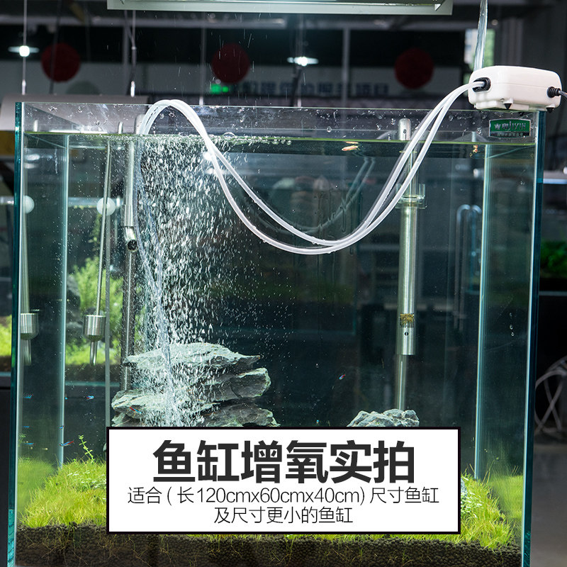 鱼缸氧气泵增氧泵水族箱充氧泵打氧机单双孔超静音小型大气量可调_虎窝淘