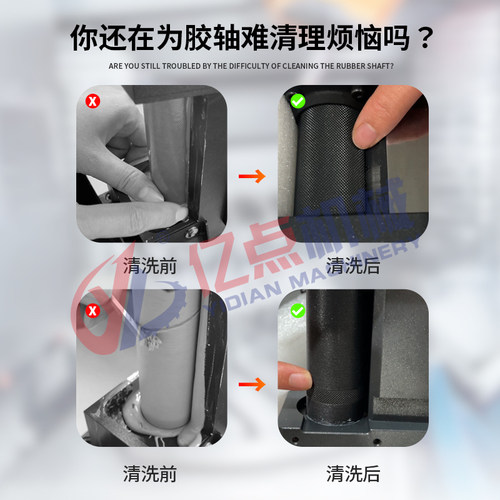 PUR胶轴清洗剂封边机涂胶轴胶锅端盖高温轴承法兰挡胶座链条配件 - 图0