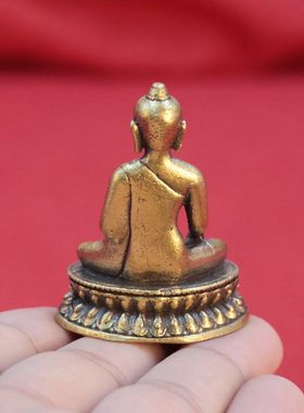 佛祖底座药师佛摆件坐佛摩尼铜带