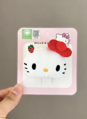 头饰三丽鸥丝绒胸针发夹日系可爱