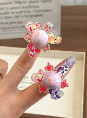 喜庆女儿童旋转戒指正版小马宝莉