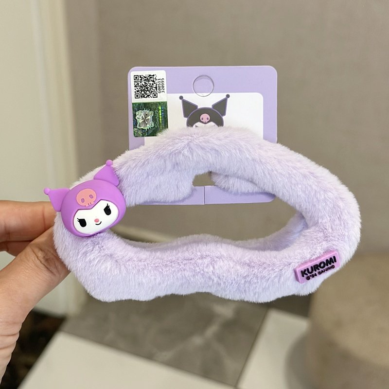 正品三丽鸥头饰毛绒云朵鲨鱼夹凯蒂猫大号抓夹少女秋冬发饰盘发夹,淘宝优惠券,粉丝福利购,淘宝优惠卷