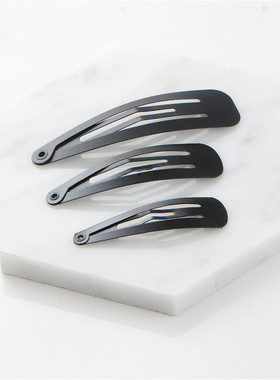 发饰儿童黑色日韩对夹