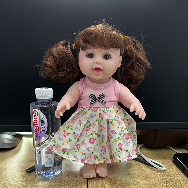 会说话仿真洋娃娃智能玩偶软胶女孩131声婴幼儿童玩具可换装礼物 - 图1