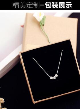 项链纯银百搭生日韩版情人节礼物