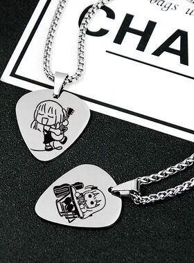 钛钢珍珠链男女通用孤独摇滚项链