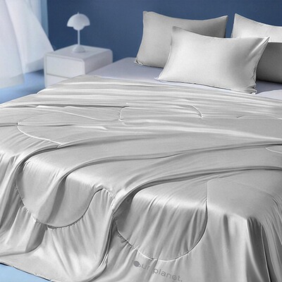 水洗冰丝星球抗菌夏凉被四件套