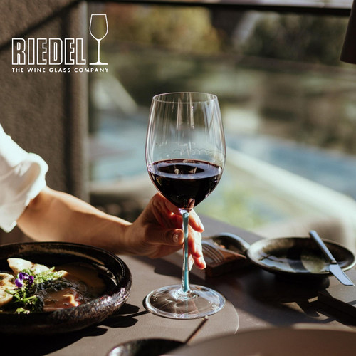 【时尚爆款】RIEDEL璀璨彩杆赤霞珠黑皮诺红酒杯手工水晶轻奢礼物 - 图0
