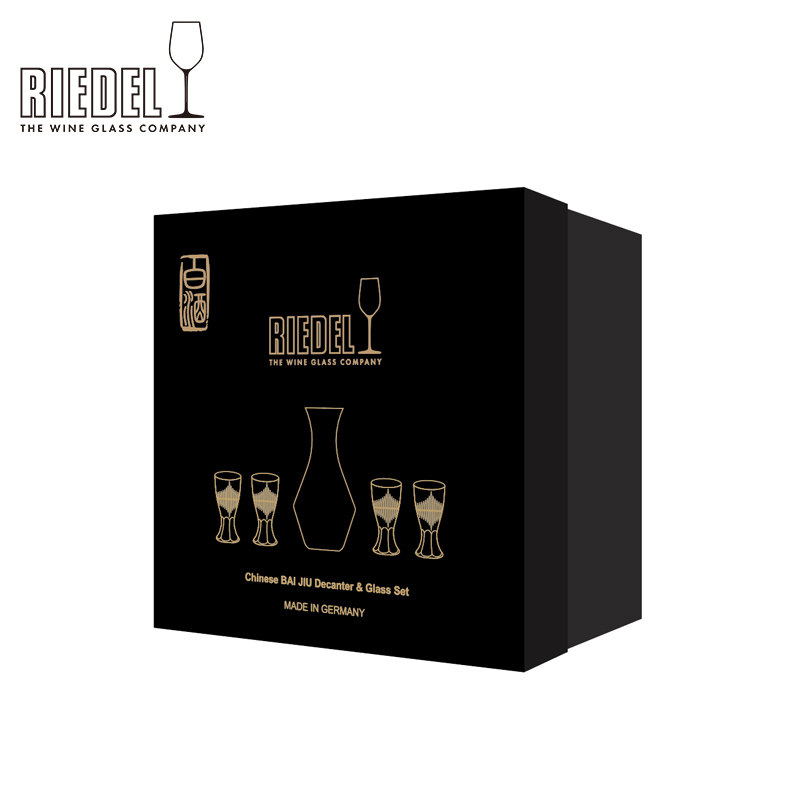 【秒杀】RIEDEL中国白酒杯4支分酒器套装无铅水晶高档礼盒送礼,淘宝优惠券,粉丝福利购,淘宝优惠卷