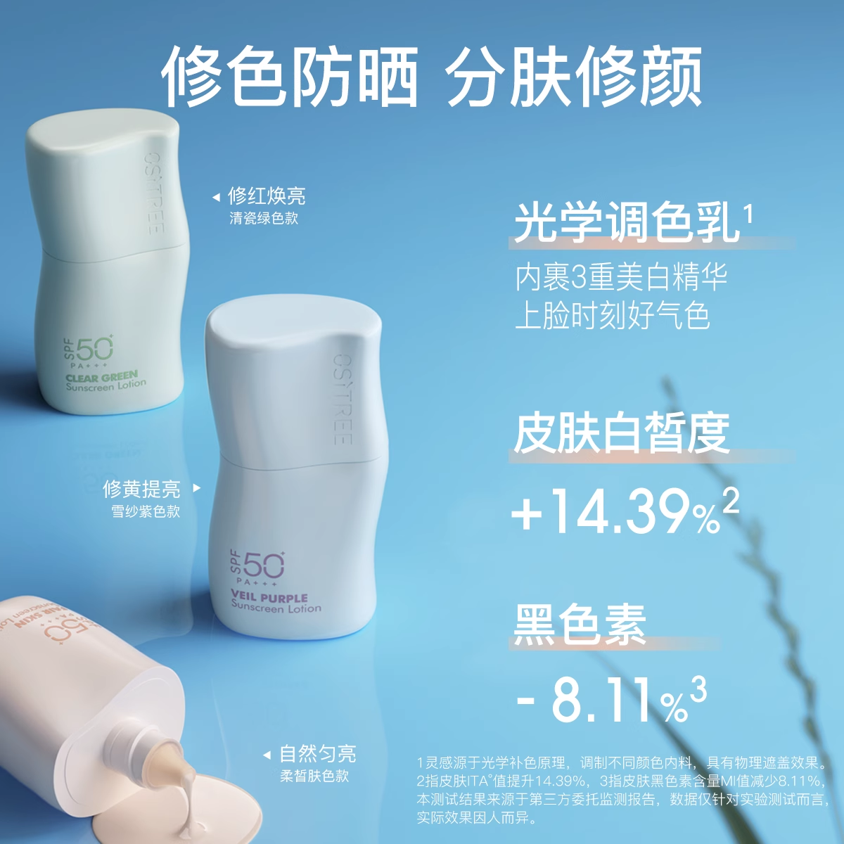 范丞丞同款柳丝木防晒霜隔离美白物理面部高倍防紫外线学生夏季 - 图3