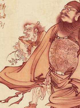 朵莲精舍手绘钟馗真迹镇宅国画
