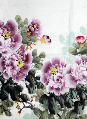 朵莲精舍横幅国画牡丹名家纯手绘
