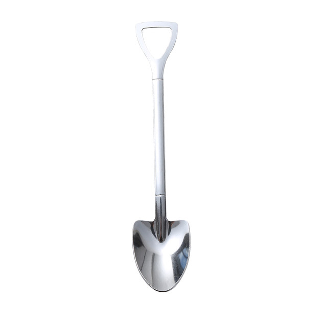Shovel spoon creative cute little spoon stainless steel home