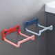 Foldable wall-mounted washbasin rack without hole punching in bathroom