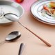 Food grade stainless steel long-handled children's soup spoon