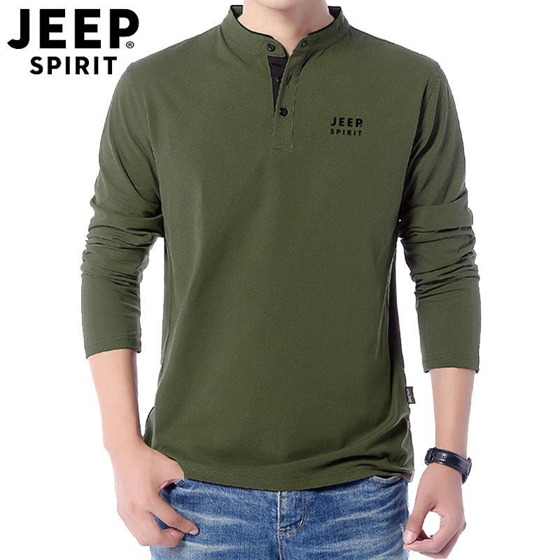 恤吉普卫衣 t 领男式长袖 V 旗店官方正品春季新款纯色纯棉薄款 jeep 恤吉普卫衣 t 领男式长袖 V 旗店官方正品春季新款纯色纯棉薄款 jeep