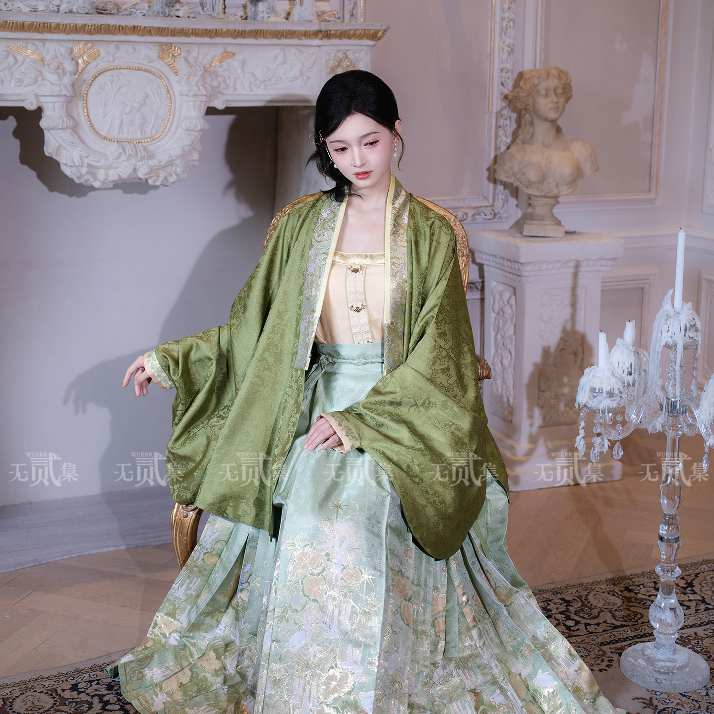 无贰集【一朝山月】明制对交穿吊带织金马面裙日常国风汉服新品,淘宝优惠券,粉丝福利购,淘宝优惠卷