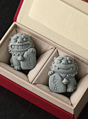 国潮风狮爷创意小摆件