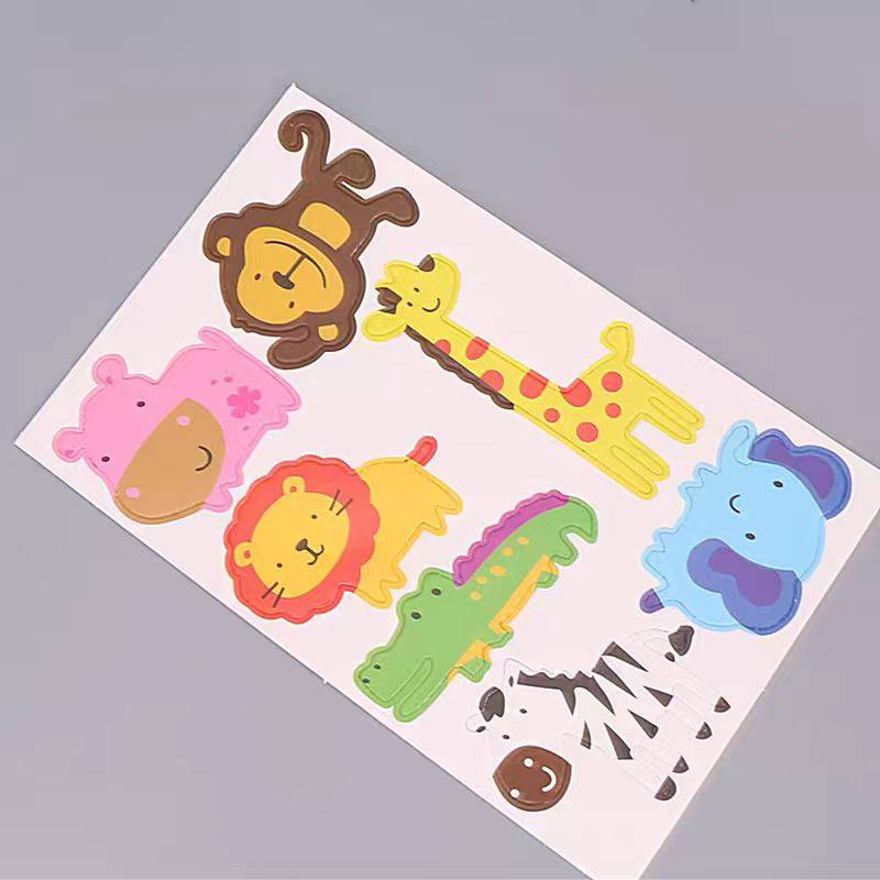 卡通儿童生日快乐蛋糕装饰插件动物园狮子大象长颈鹿猴子烘焙插牌,淘宝优惠券,粉丝福利购,淘宝优惠卷