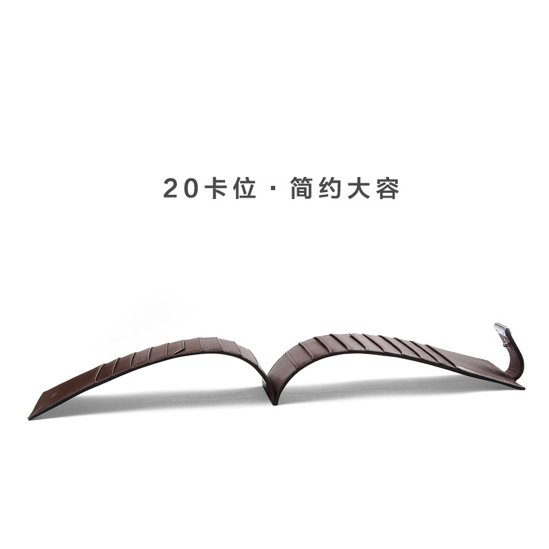 男士多卡位超薄高档大容量真皮钱包 afv卡包