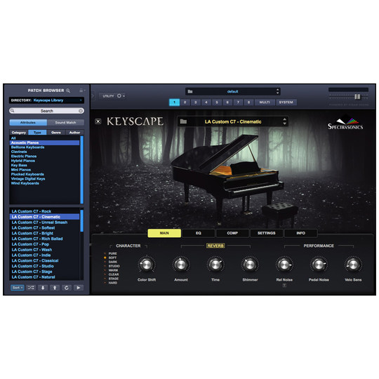四巨头新版 Keyscape 大型钢琴综合软音源复古音色库合成器插件