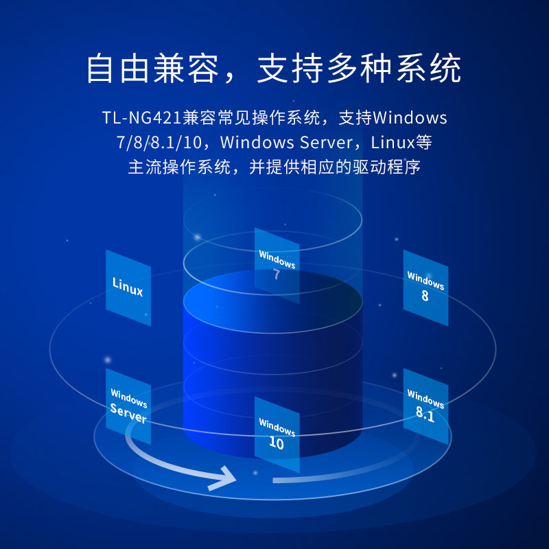 TP-LINK千兆网卡高速2.5G PCIe有线网卡 百兆PCI 台式机电脑主机主板内置PCI-E网卡兼容常见操作系统TL-NG421 - 图3