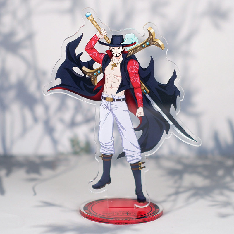 新款船长基德角色大立牌模型亚克力桌面摆件航海贼王卡通动漫周边,淘宝优惠券,粉丝福利购,淘宝优惠卷