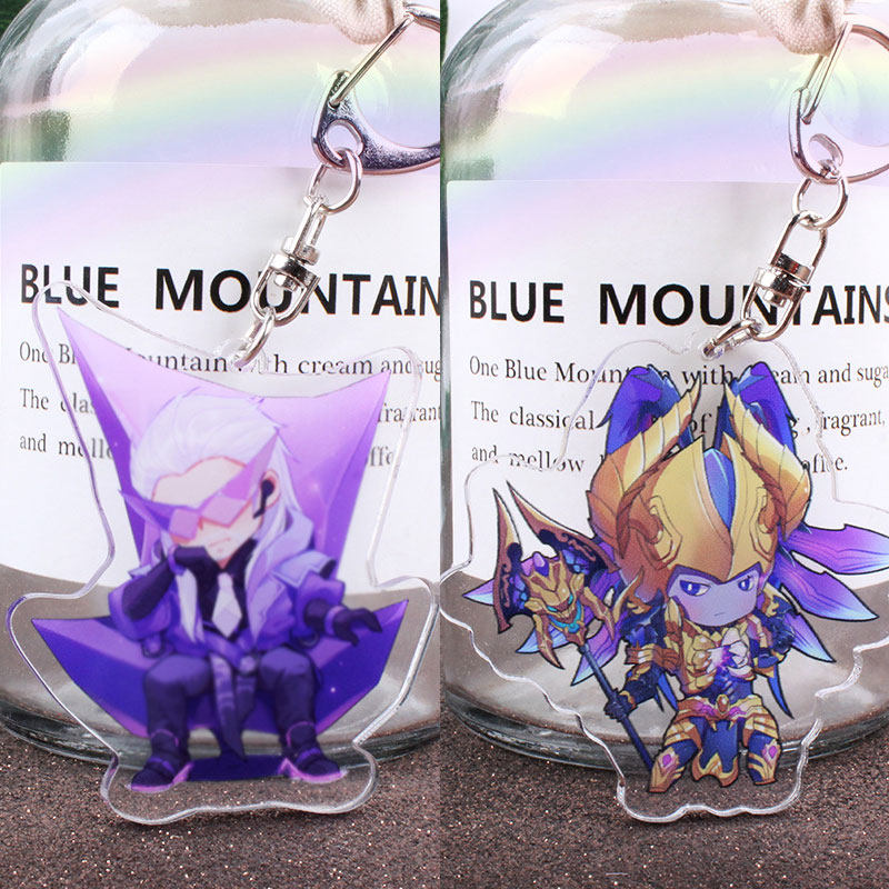 王者荣耀挂件游戏王者荣耀书包小挂件钥匙扣坦克战士对抗路李信一念神魔光暗信