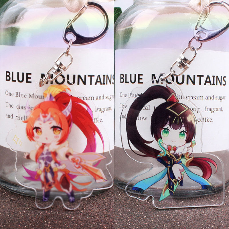 王者荣耀挂件游戏王者荣耀书包小挂件钥匙扣坦克战士对抗路李信一念神魔光暗信