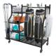 Sports and fitness equipment storage rack home basketball rack kettlebell dumbbell rack foam shaft yoga mat storage rack with wheels