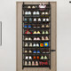 Dust-proof and economical shoe storage rack behind the door