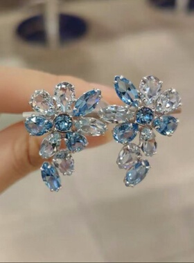 GEMA流光溢彩蓝色糖果多巴胺项链