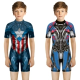 Детский купальник для мальчиков, детские герои, коллекция 2023, Человек-паук, Железный Человек