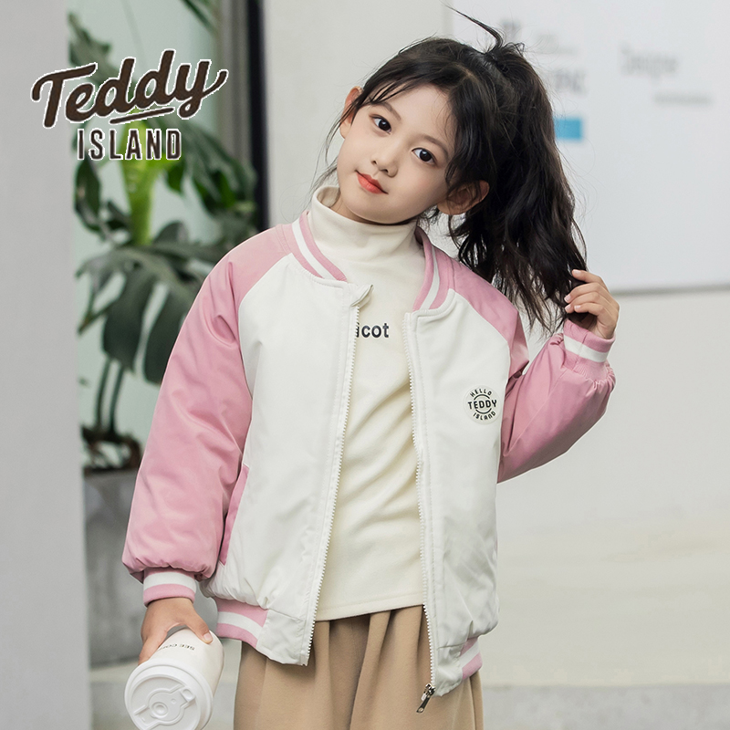 儿童棉袄男童女秋冬款加厚外套防寒外穿宝宝女童棒球服潮_品牌专柜线上零售_童装/婴儿装/亲子装-第4张图片-提都小院
