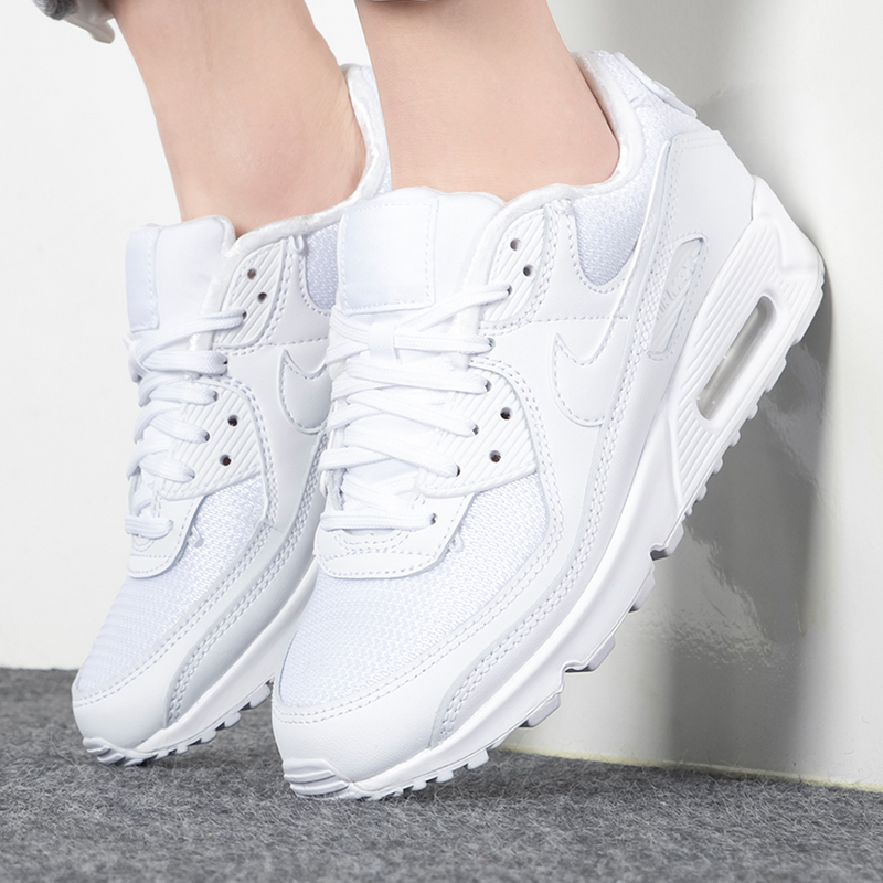 Nike耐克女鞋2023新款AIRMAX90PRM气垫运动休闲鞋潮DH0569-100 - 图0