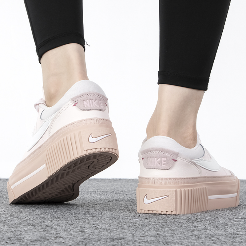 NIKE耐克女鞋COURT厚底低帮休闲鞋复古轻便板鞋运动鞋DM7590-600 - 图2