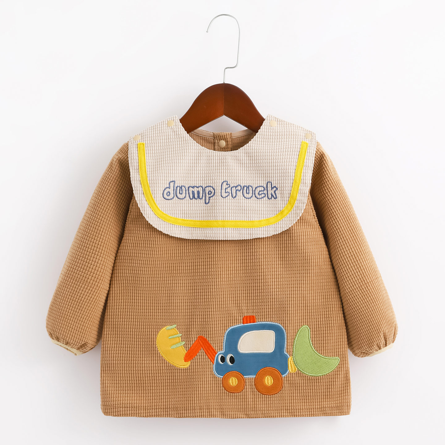 Baby eating cover, children's bib, autumn and winter protective clothing