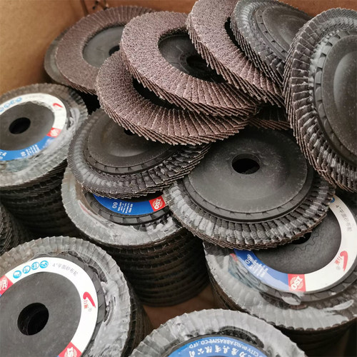 力派百叶轮打磨片角磨机百叶片磨光片抛光片金属不锈钢砂轮千叶轮 - 图0