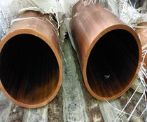 T2 red copper thick wall pipe Tu1 without oxygen copper pipe T3 pure copper pipe wall thickness pipe 200 * 15 large diameter red copper pipe